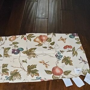 Floral Fruit Patterned Fabric